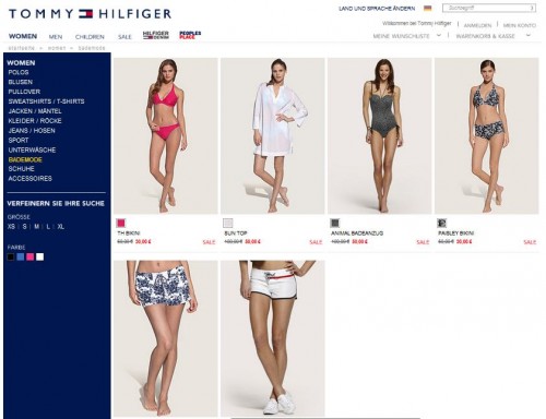 Tommy Hilfiger Online-Shop