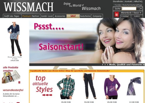 www.wissmach.com Online-Shop