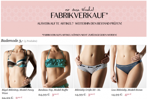 Hunkemöller Fabrikverkauf